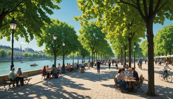 Profiter des berges de Seine lors des beaux jours