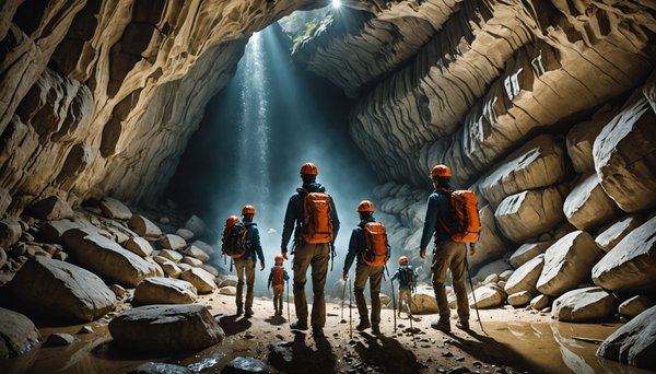 Initier les familles à la spéléologie en Ardèche