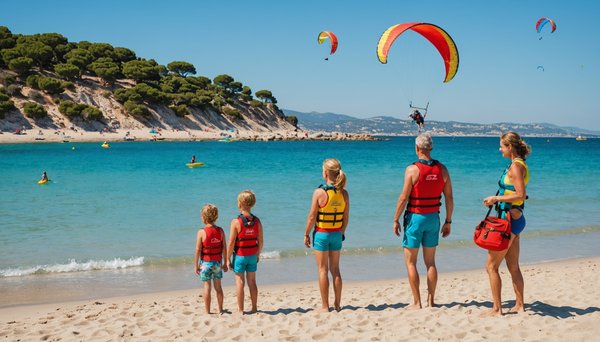 Top 3 des raisons de découvrir le kitesurf en famille en école à Hyères